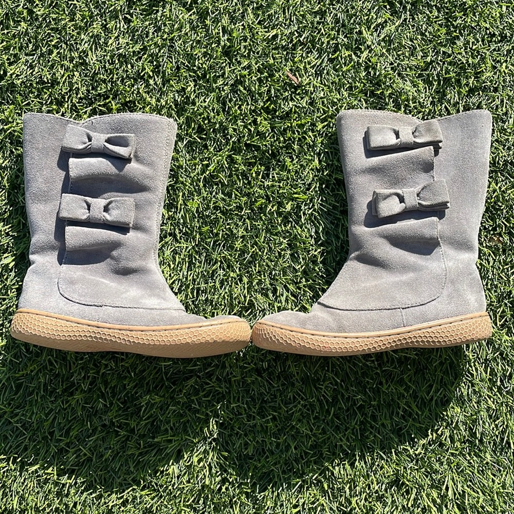 Livie & Luca Sherpa lined grey boots